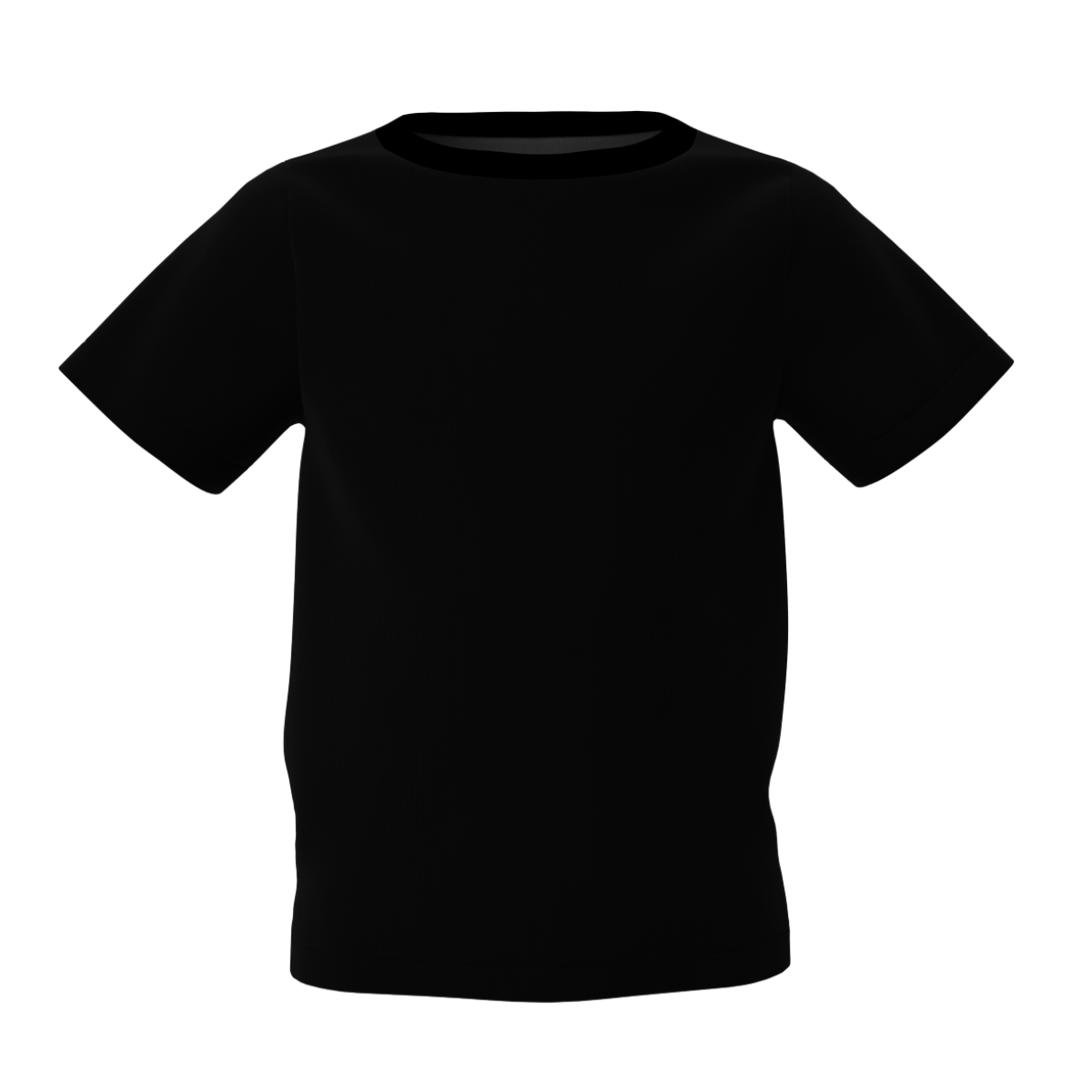 Bulk Unisex Black Kid's T-Shirts