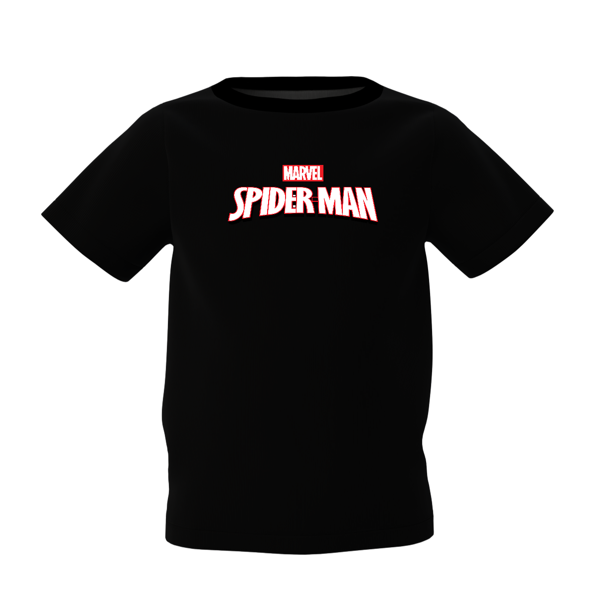 Spider Man Black Graphic Kid’s Printed T-Shirt – Fun & Comfortable