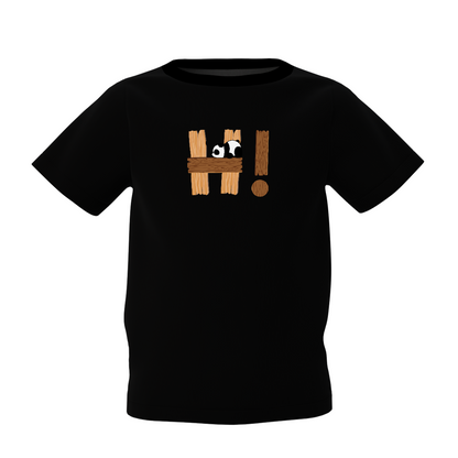 Panda Graphic Kid’s Black Printed T-Shirt – Fun & Stylish Wear