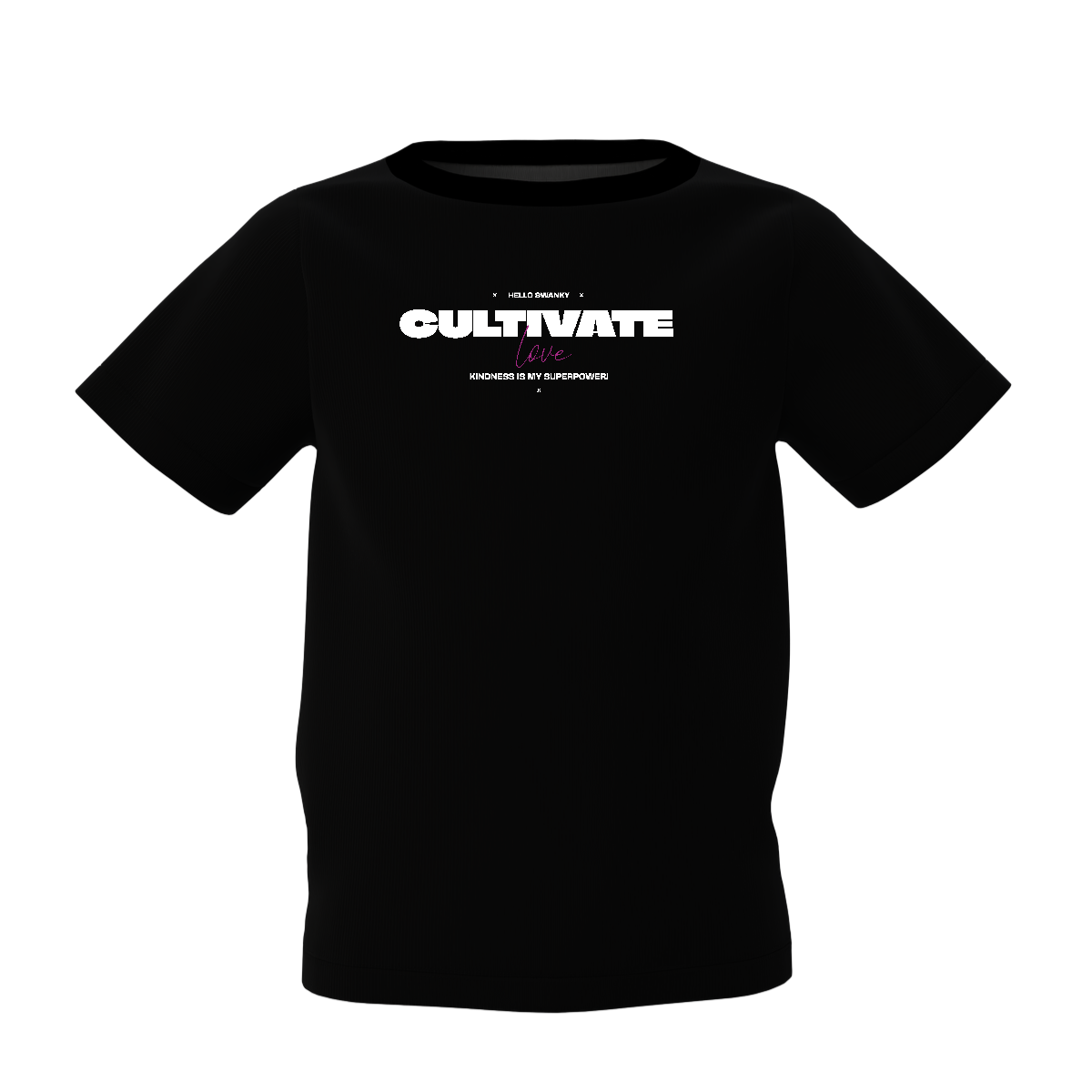Cultivate Black Kids T-Shirt  Bold Print in Kids Clothes