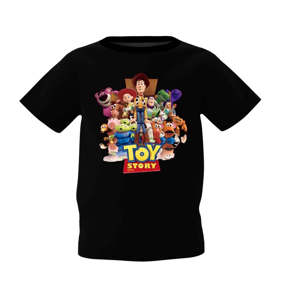Toy Story Graphic Kid’s Black Printed T-Shirt