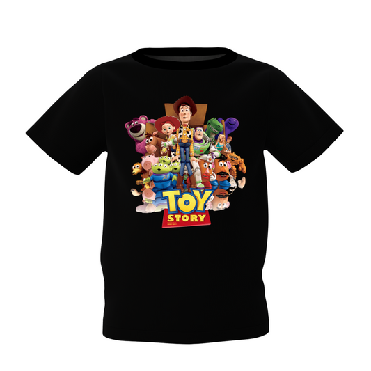 Toy Story Graphic Kid’s Black Printed T-Shirt