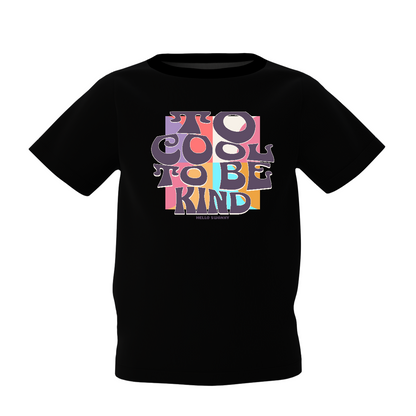 Be Kind Graphic Kid’s Black Printed T-Shirt Comfortable Wear