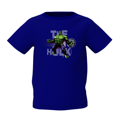 Hulk Graphic Kid’s Blue Printed T-Shirt Fun Casual Wear