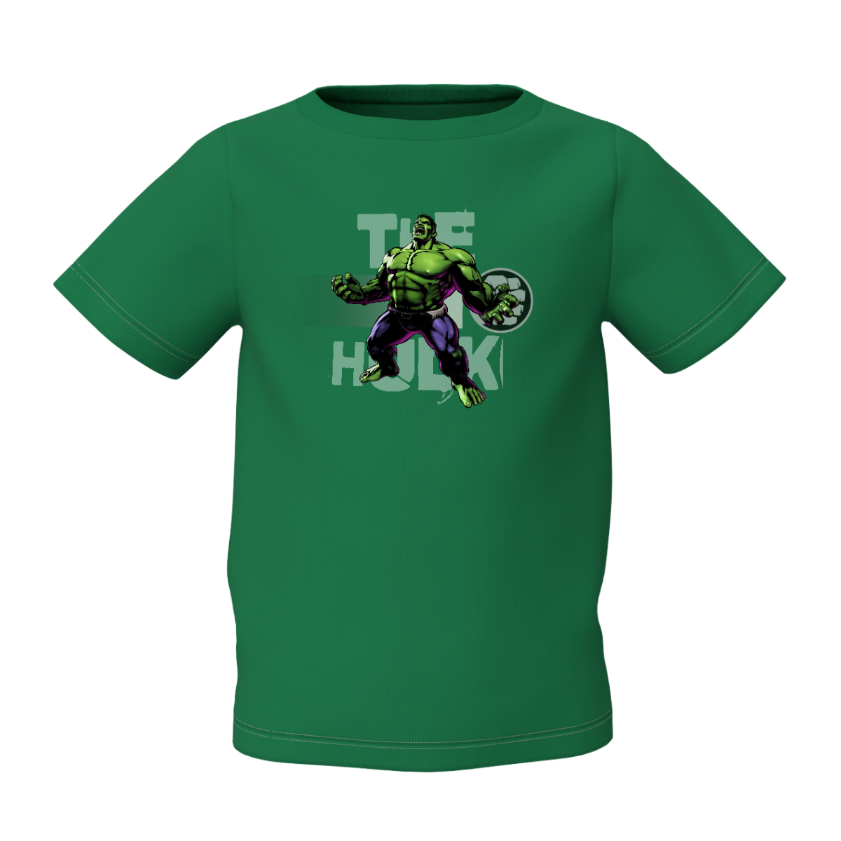 Hulk Graphic Kid’s Green Printed T-Shirt Fun Casual Wear