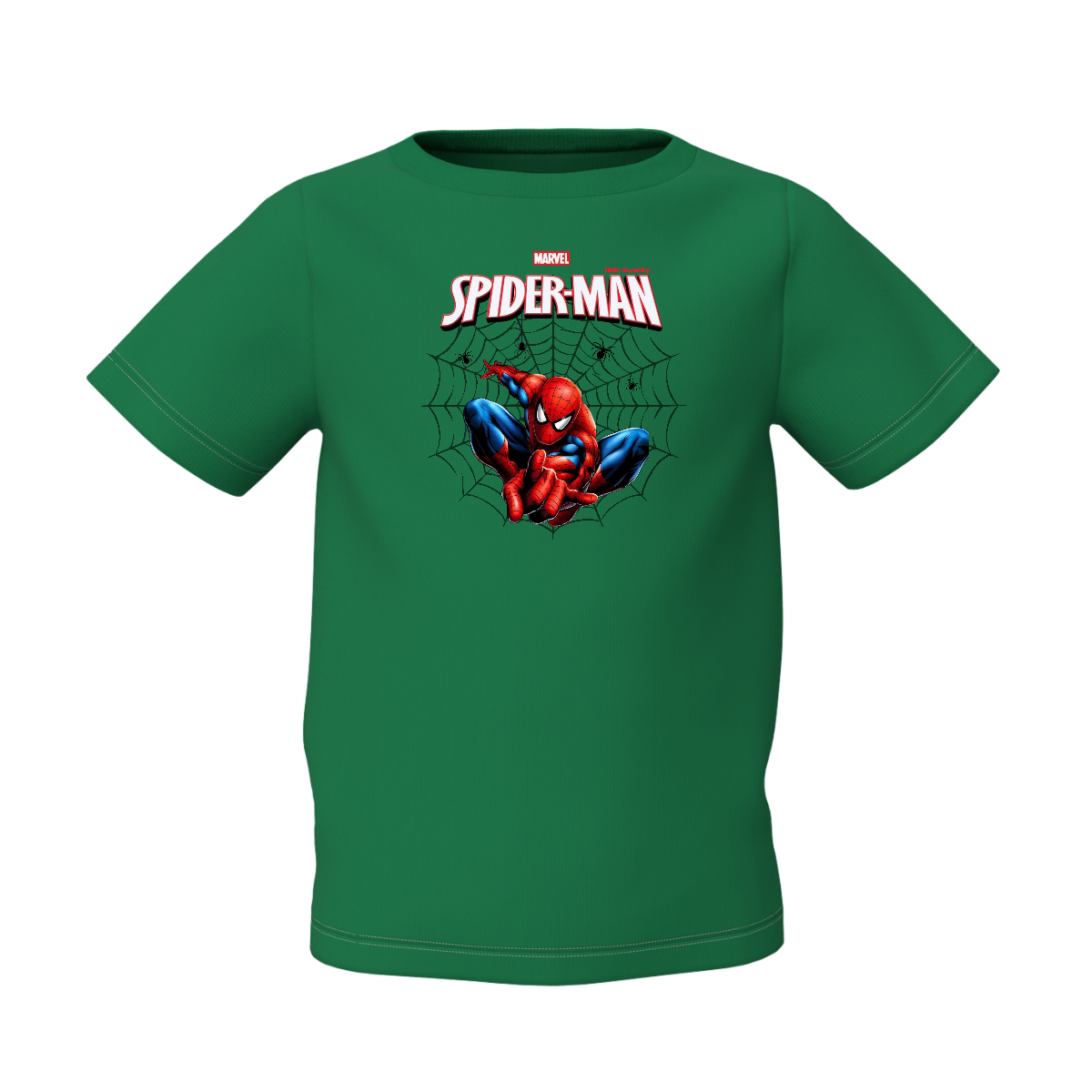 Spider Man Graphic Kid’s Gre Printed T-Shirt – Fun & Stylish