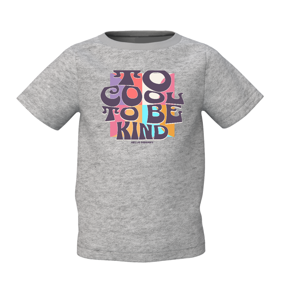 Be Kind Graphic Kid’s Grey Printed T-Shirt Comfortable Wear