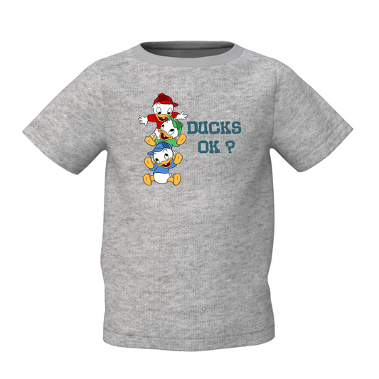 Buy Ducks OK Kids T-Shirt  Cool Grey Kids T-Shirts Online