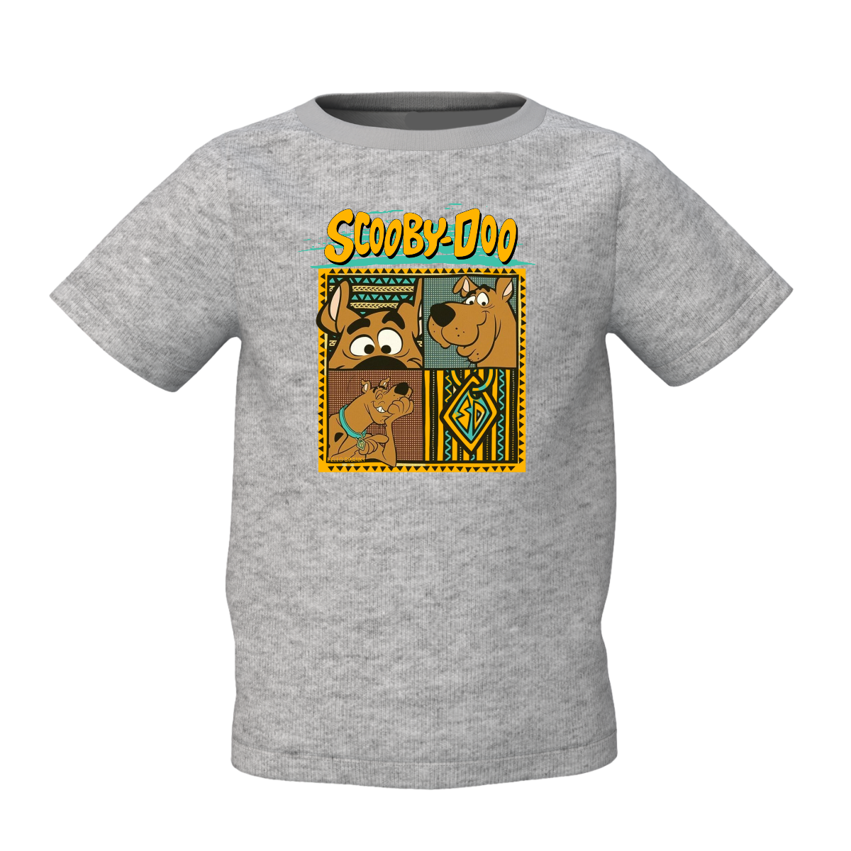 Scooby Doo Graphic Kid's Grey Printed T-Shirt