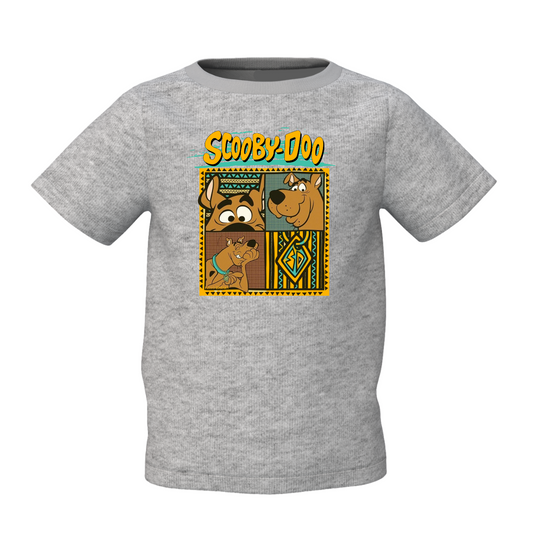 Scooby Doo Graphic Kid's Grey Printed T-Shirt