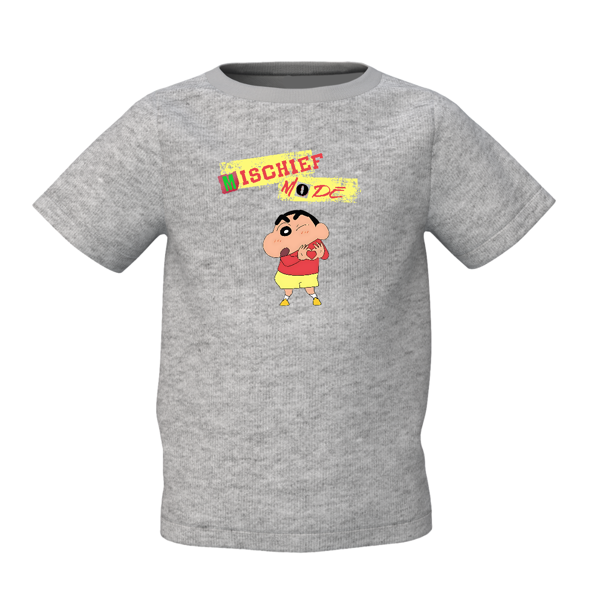 Shinchan Kids Cartoon T-Shirt Fun Playful Anime Graphic