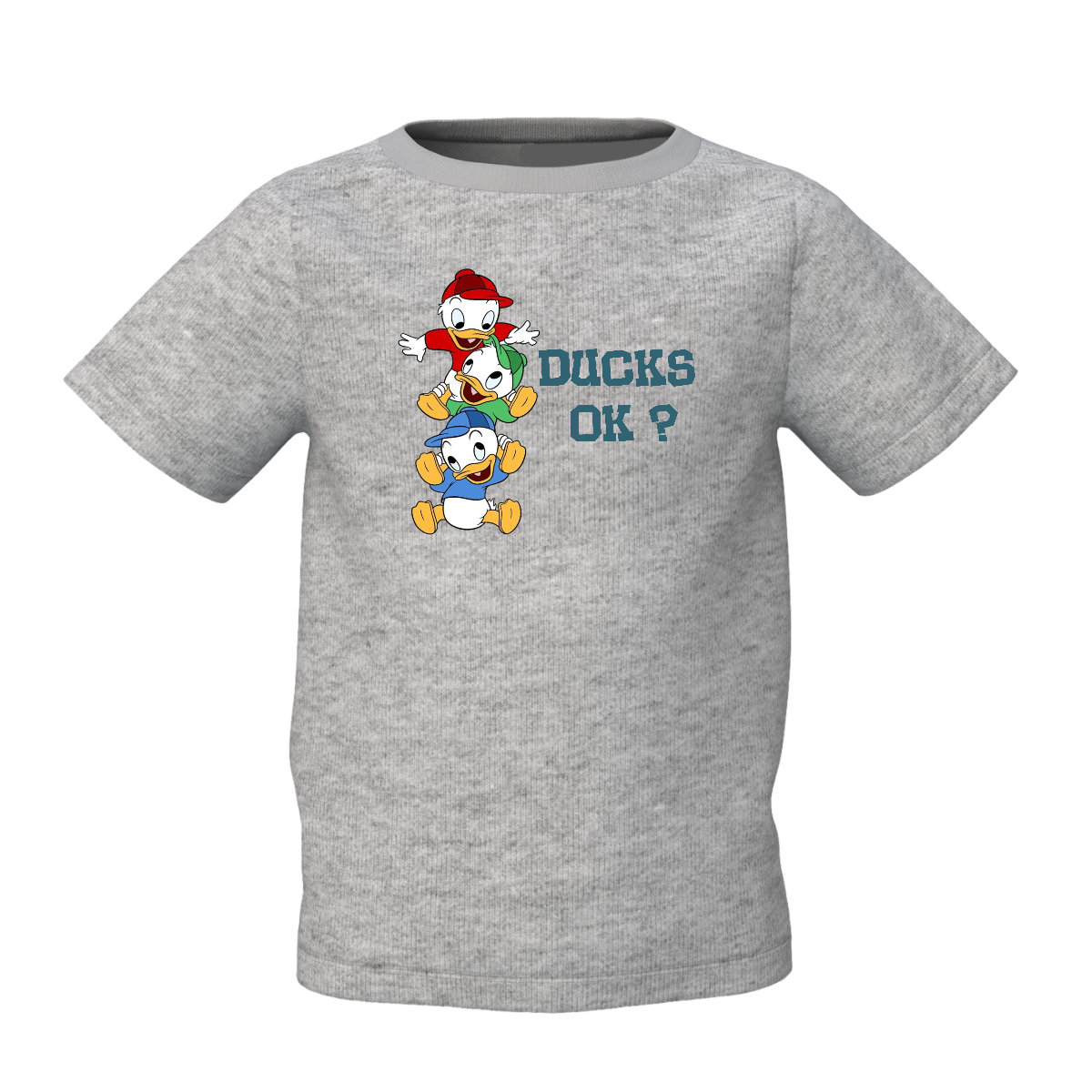 Buy Ducks OK Kids T-Shirt  Cool Grey Kids T-Shirts Online