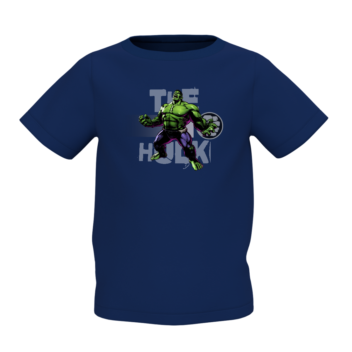 Hulk Graphic Kid’s Navy Blue Printed T-Shirt