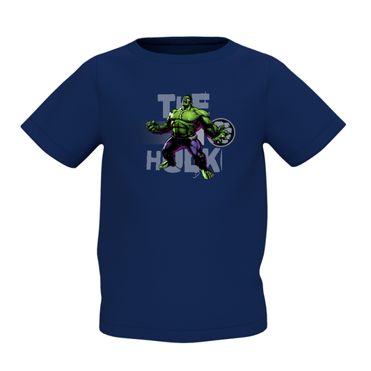 Hulk Graphic Kid’s Navy Blue Printed T-Shirt