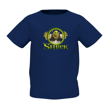Shrek Cartoon Graphic Kid’s Navy Blue Cool Printed T-Shirt