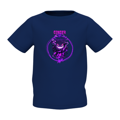 Buy Ginger Graphic Kid’s Navy Blue Printed T-Shirt – Trendy Wear