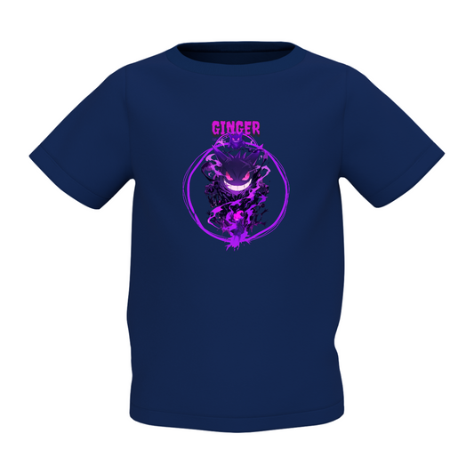 Buy Ginger Graphic Kid’s Navy Blue Printed T-Shirt – Trendy Wear
