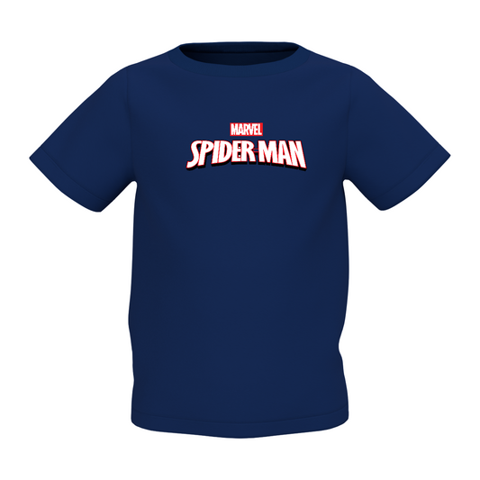 Spiderman T Shirt for Kid's Navy Blue Printed Kids T-Shirt