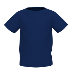 Bulk Unisex Navy Blue Kid's T-Shirts