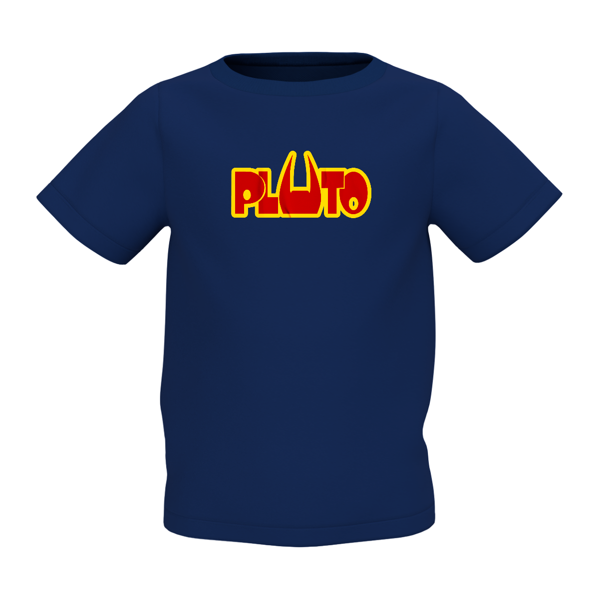 Pluto Graphic Kid’s Navy Blue Printed T-Shirt – Fun & Stylish