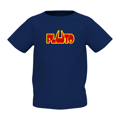 Pluto Graphic Kid’s Navy Blue Printed T-Shirt – Fun & Stylish