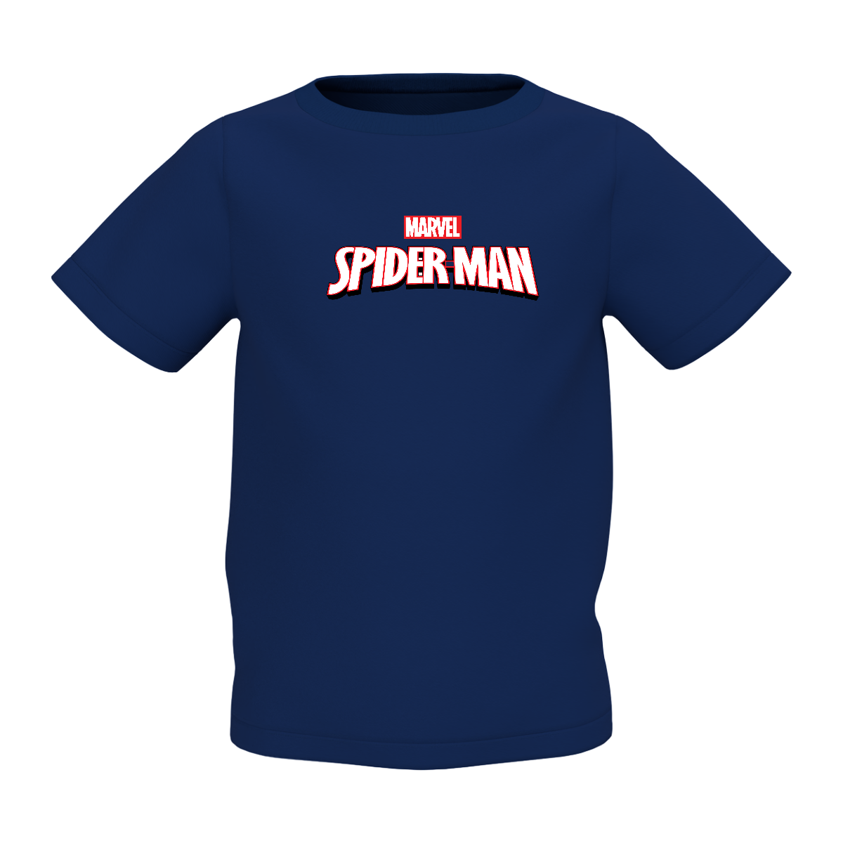 Spiderman T Shirt for Kid ƒ?? Navy Blue Printed Kids T-Shirt