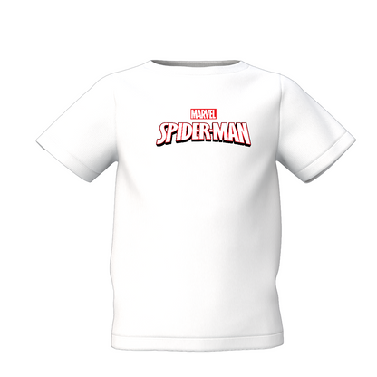 Spider Man White Graphic Kid’s Printed T-Shirt – Fun & Comfortable