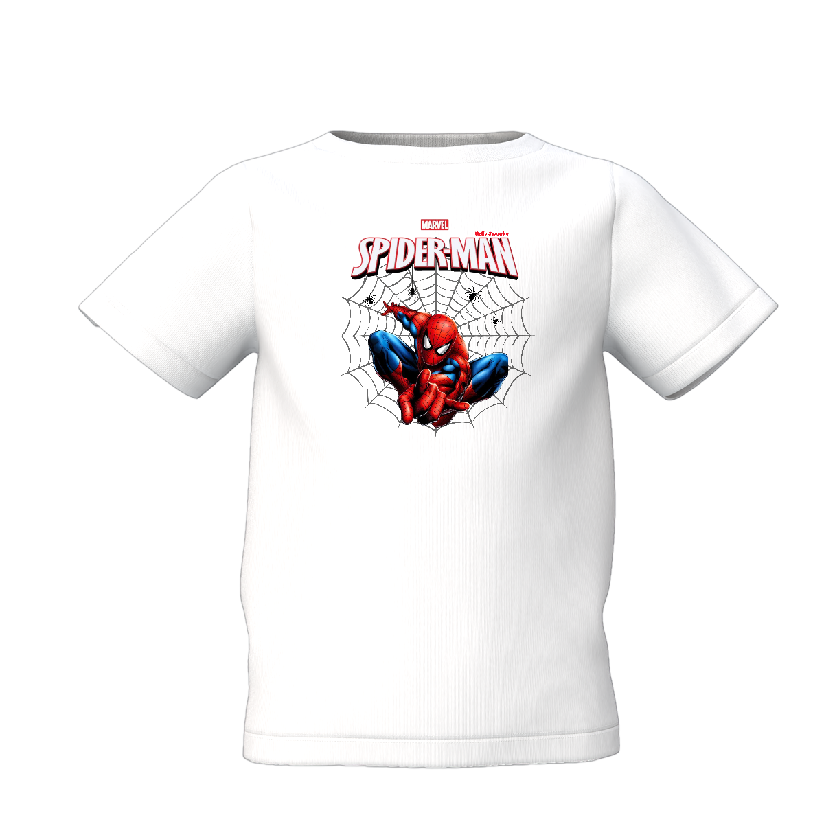 Spider Man Graphic Kid’s White Printed T-Shirt