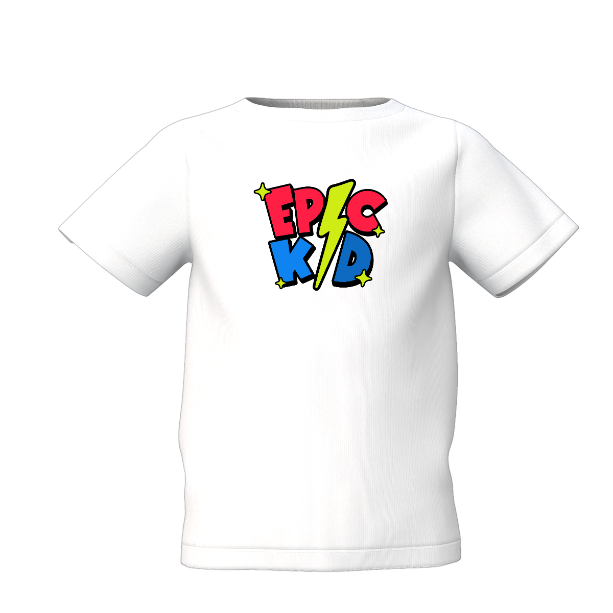 Epic Kid Graphic Kid’s White Round Neck Printed T-Shirt