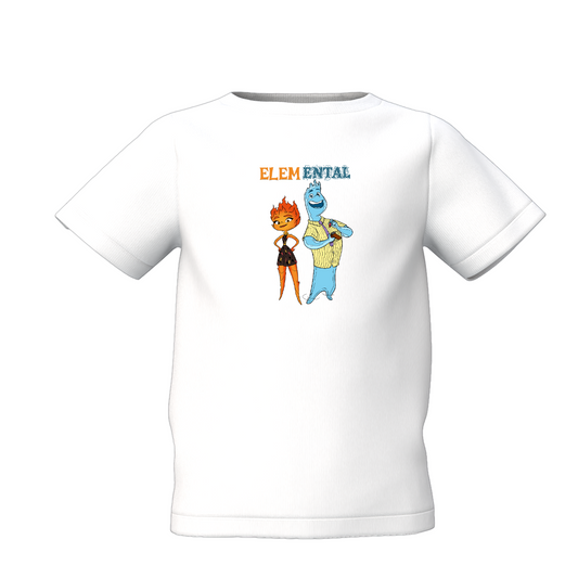 Buy Elemental Kids T-Shirt  Cool White Graphic Kids Tee