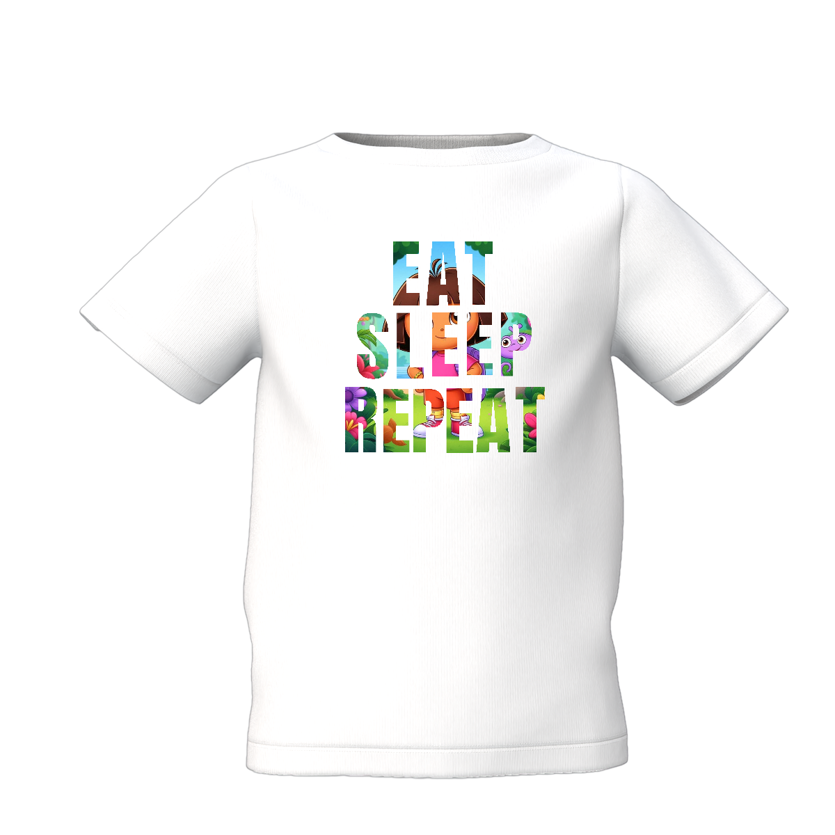 Dora Graphic Kid’s White Soft Printed T-Shirt Stylish & Comfy