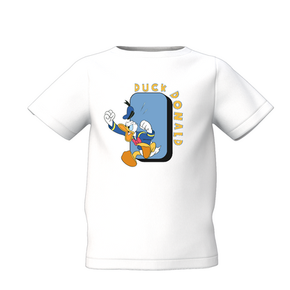 Donald Duck Printed Tee  Cute White Kids T-Shirts