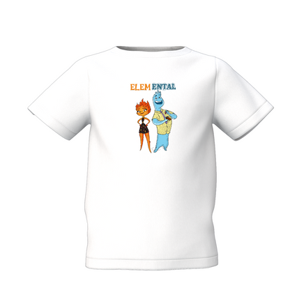Buy Elemental Kids T-Shirt  Cool White Graphic Kids Tee