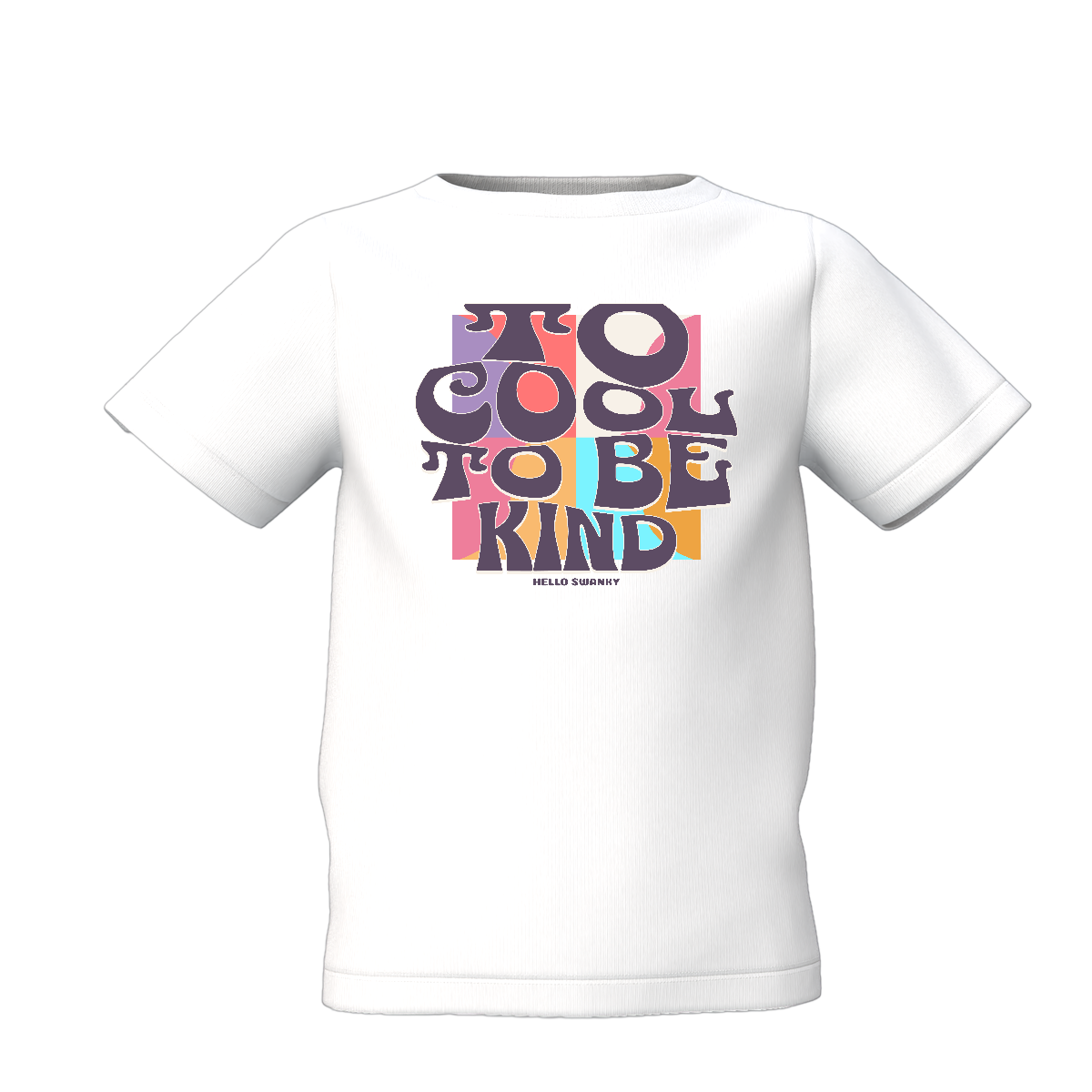 Be Kind Graphic Kid’s White Printed T-Shirt