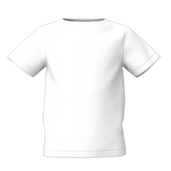 Bulk Unisex White Kid's T-Shirts