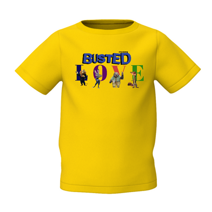 Buy Busted Love Kids T-Shirt  Bright Yellow Kids T-Shirts
