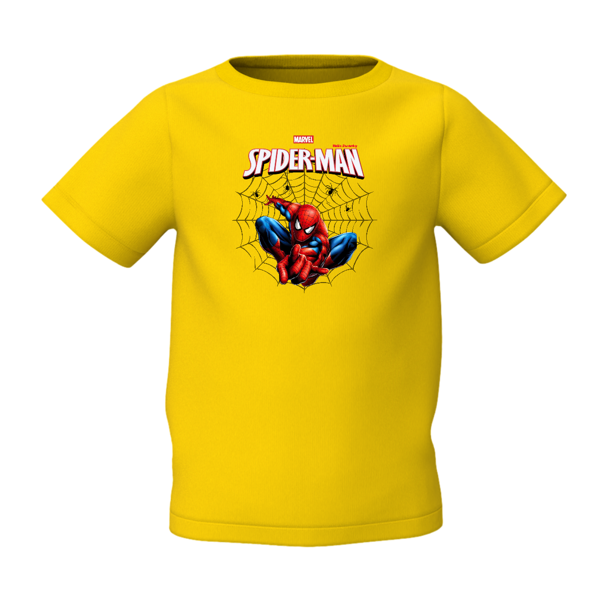 Spider Man Graphic Kid’s Gre Printed T-Shirt – Fun & Stylish