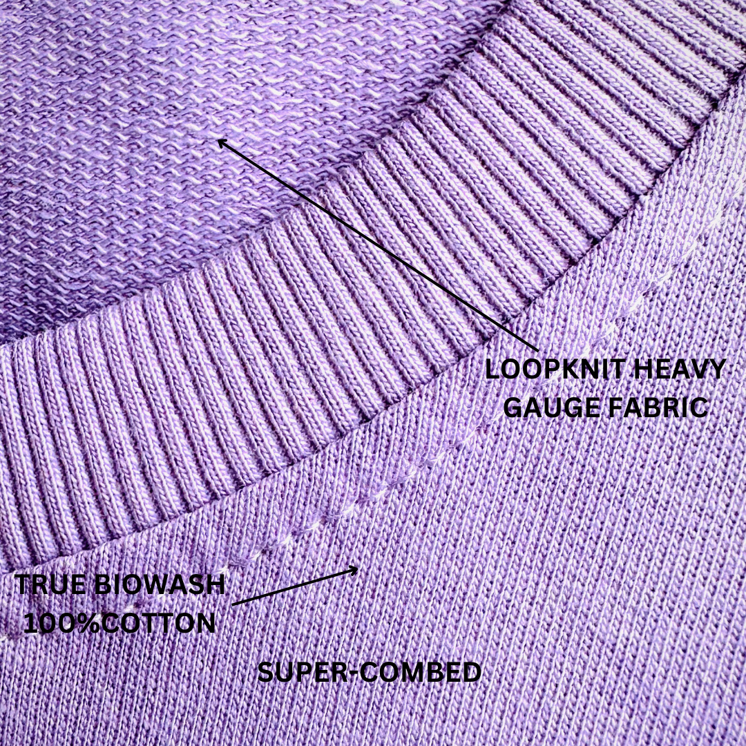Love Earth Unisex Lavender Oversized T-Shirt