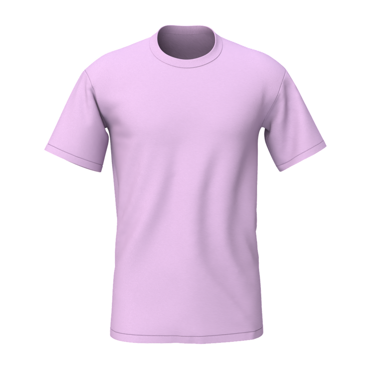 Bulk Unisex Lavender Round Neck T-shirt