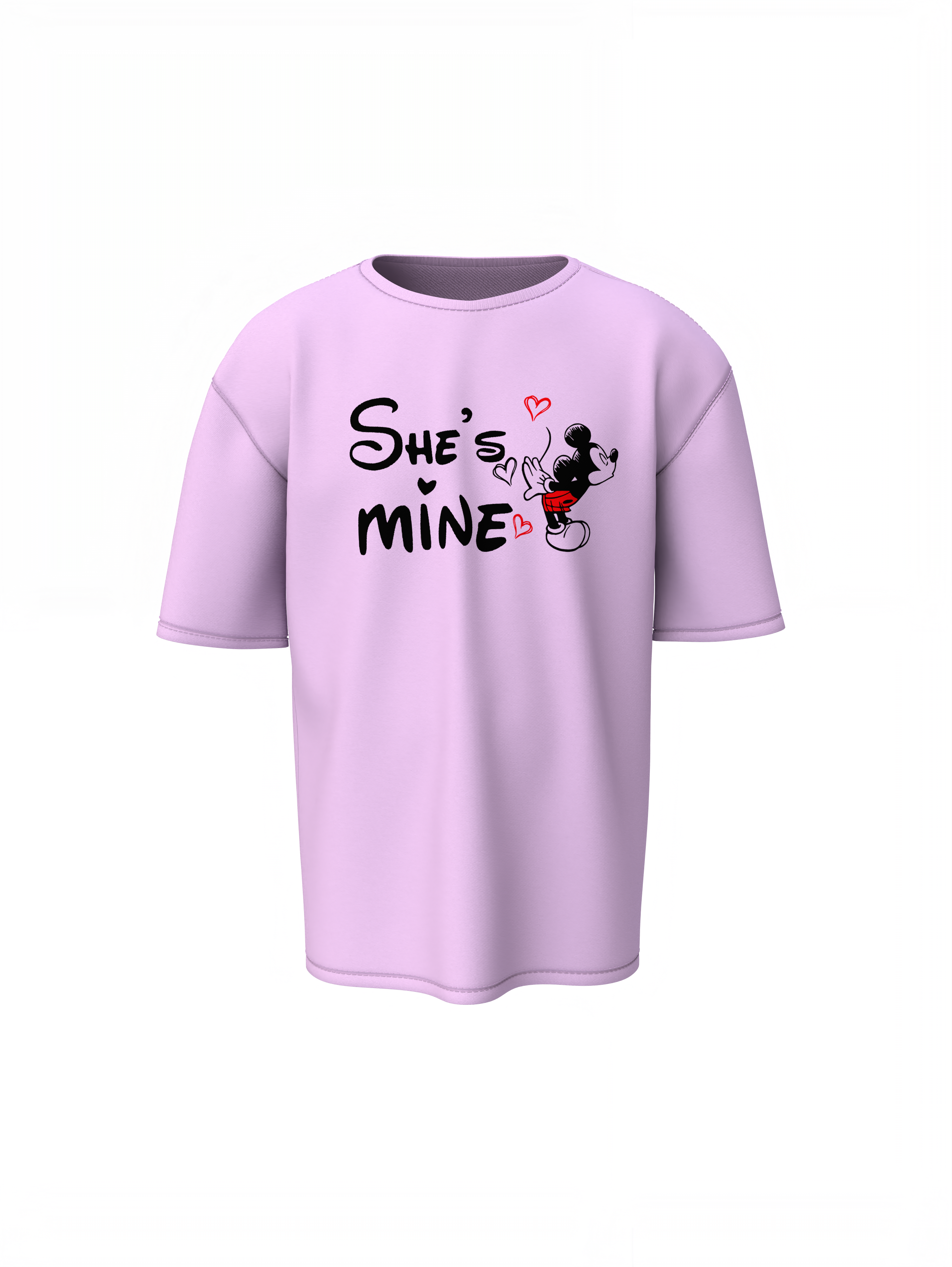 Mine Couple Oversized T-Shirts