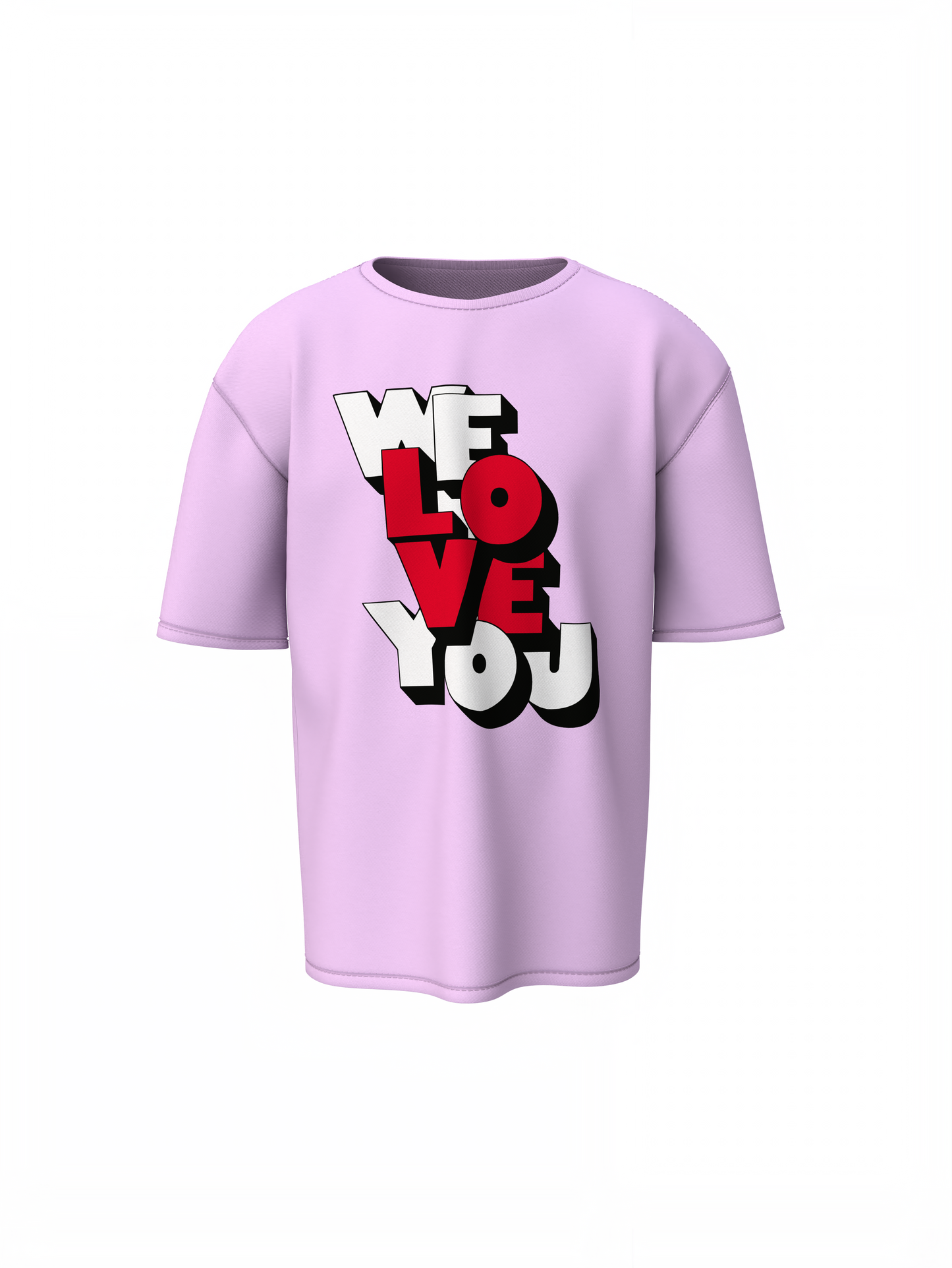 We Love You Oversized T-Shirts – Spread Love & Bold Streetwear