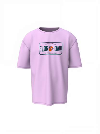Florida Graphic Oversized T-Shirt Relaxed Fit Casual Wear