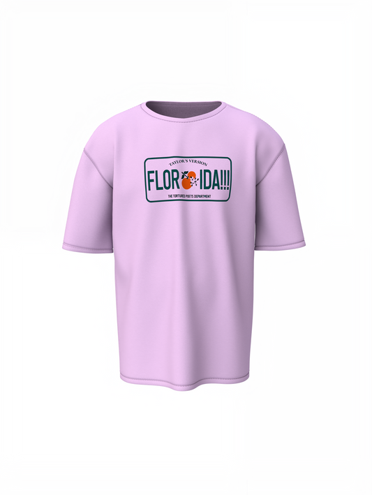 Florida Graphic Oversized T-Shirt Relaxed Fit Casual Wear