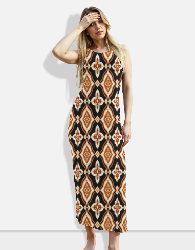 Desert Royale Bodycon Dress for Women – Ethnic Chic Style.