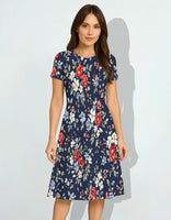 Midnight Garden A-Line Dress for Women