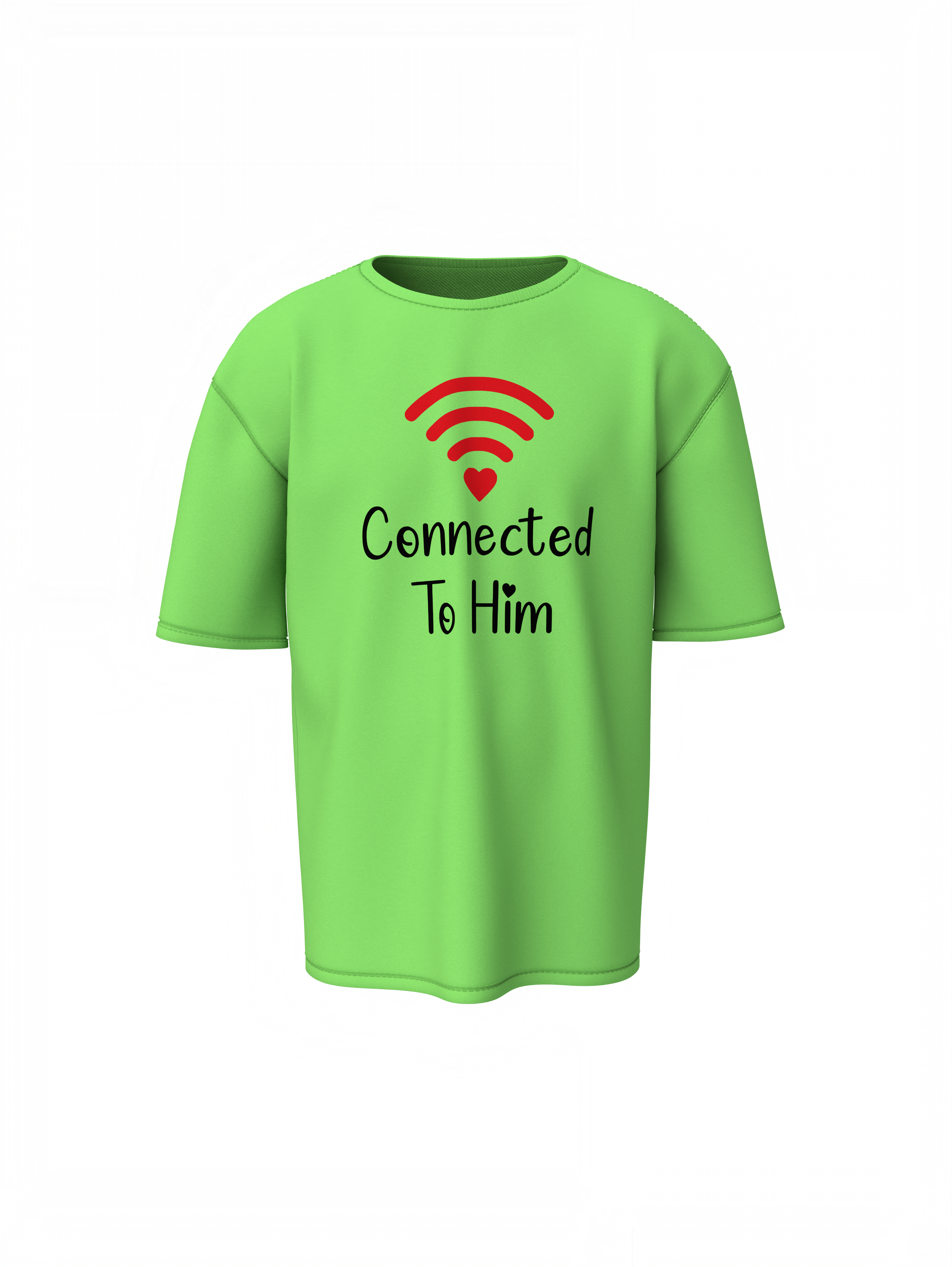 Connection Couple Oversized T-Shirts