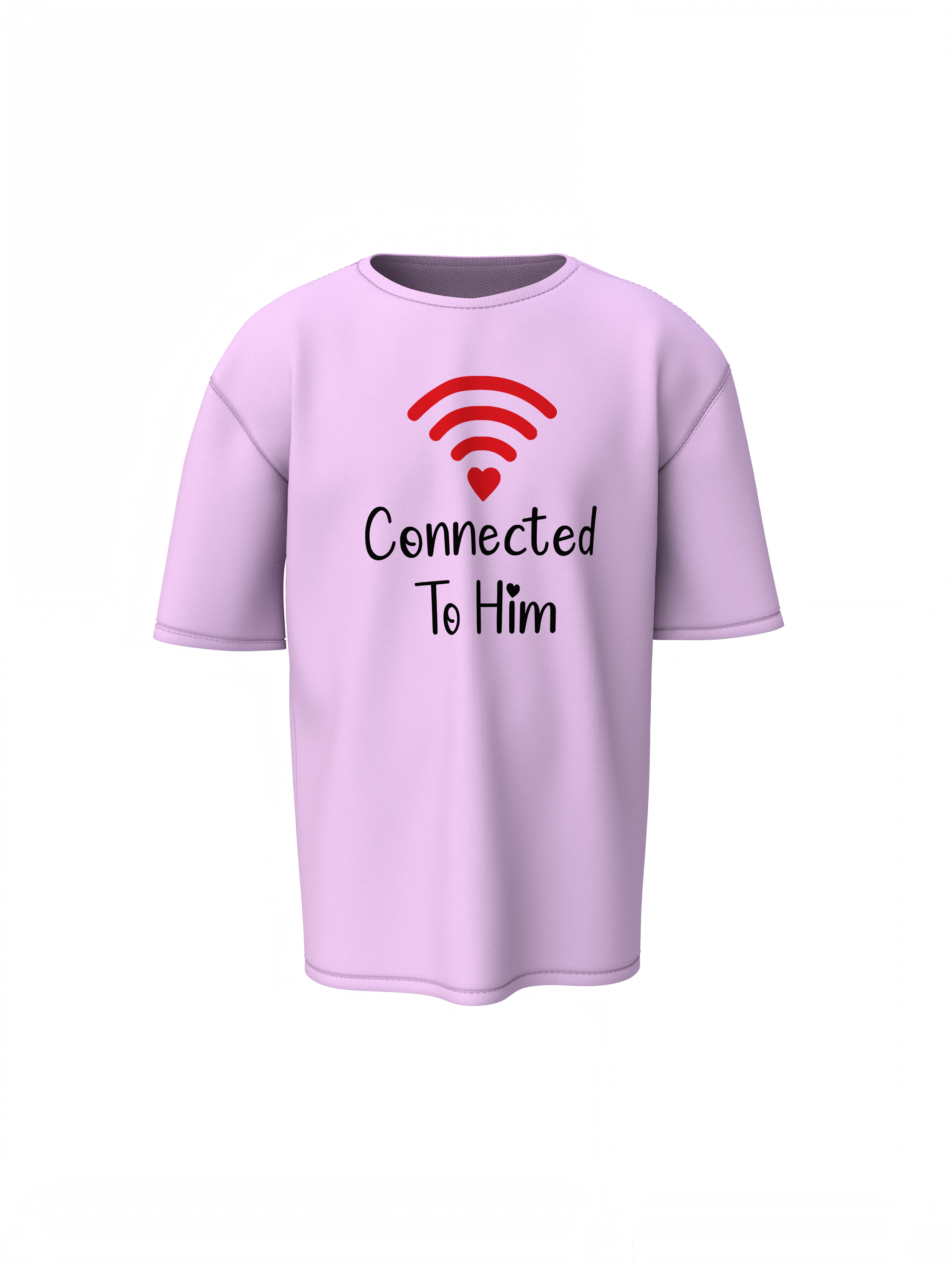 Connection Couple Oversized T-Shirts