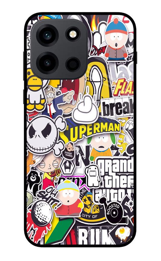 Sticker Bomb OnePlus Nord 6 Back Cover Metal Case - Hello Swanky