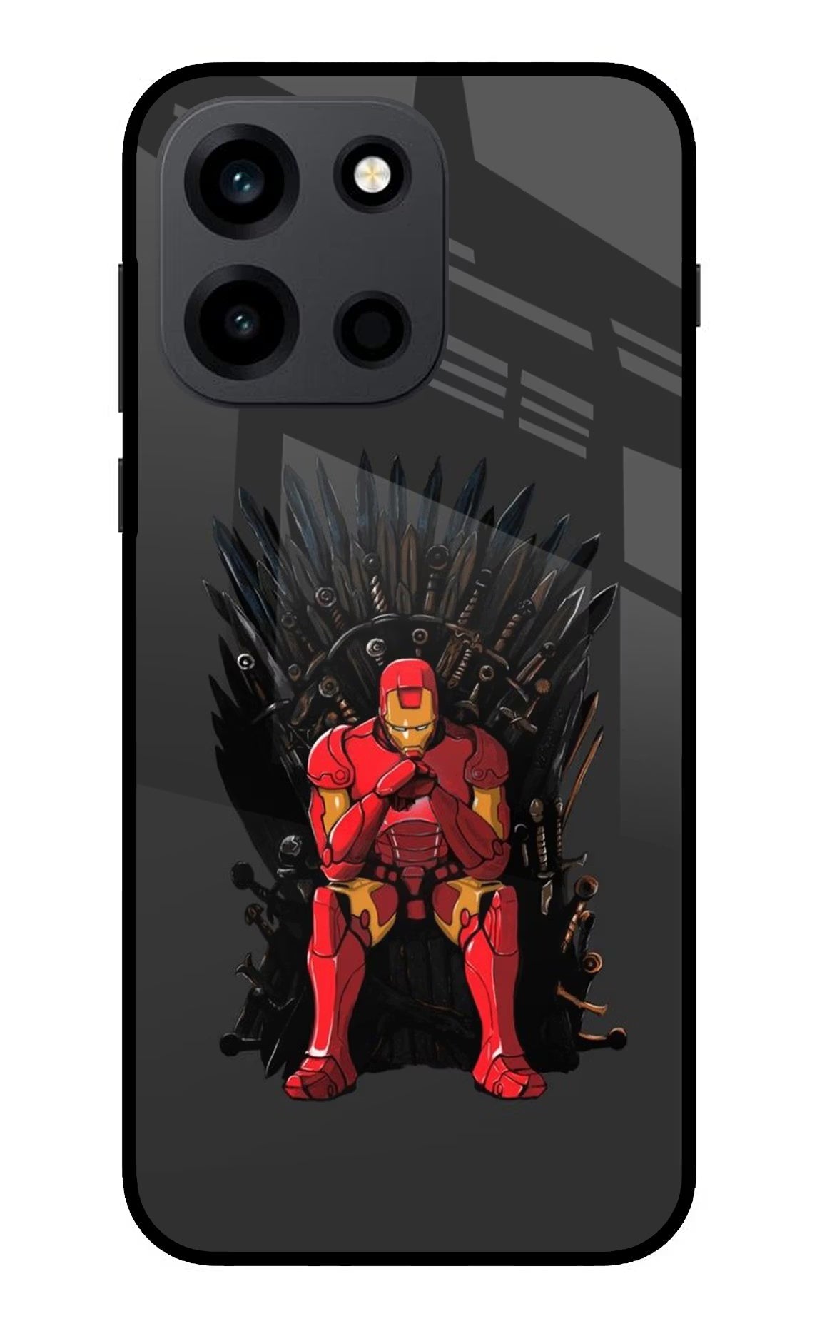 Ironman Throne OnePlus Nord 6 Back Cover Metal Case - Hello Swanky