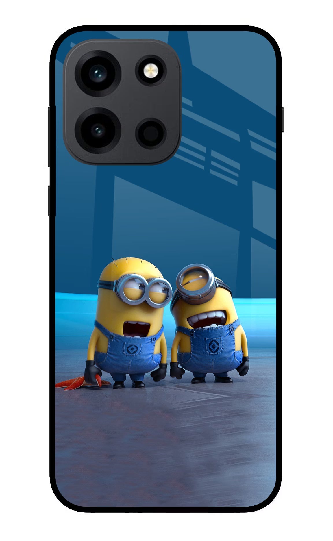 Minion Laughing OnePlus Nord 6 Back Cover Metal Case - Hello Swanky
